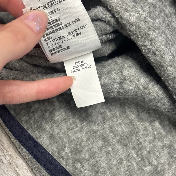 Eddie Bauer Heather Gray Mens 2XL 1/4 Snap Hiking Pullover Fleece Jacket EUC - Picture 6 of 10